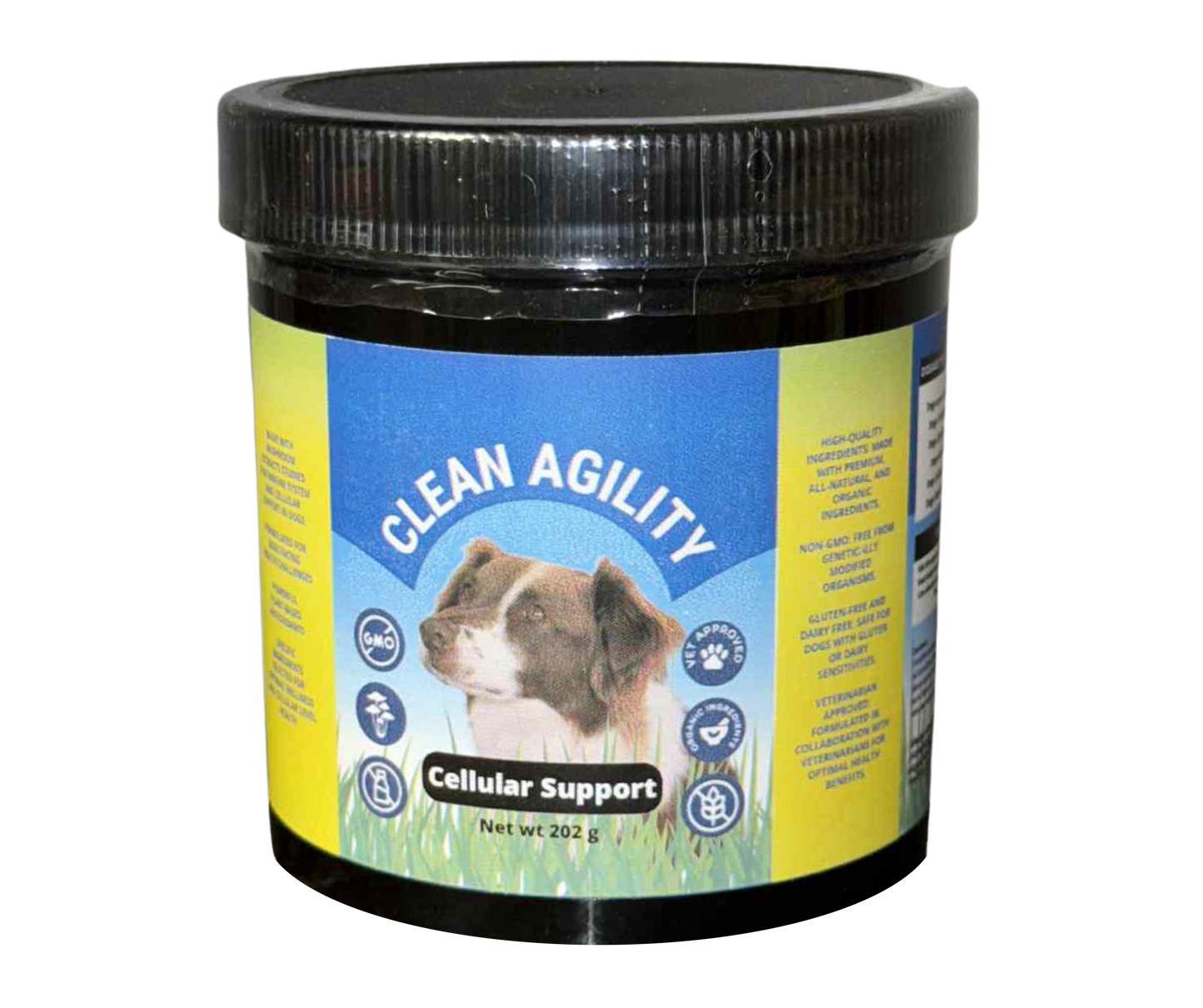Clean Agility Cell Support (Powder) Immune & Cellular Health Supplement for Dogs